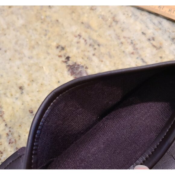 New! Vintage Women's One Size Brown Faux Leather Lined 12.5" Ling Gloves Japan - Picture 4 of 12